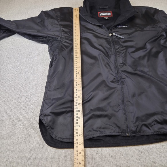 Marmot Black Windbreaker Women's L Packable Lined Jacket Cycling Hiking Outdoors - Picture 8 of 8